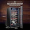 Ivation 28-Bottle Compressor Freestanding Wine Cooler Refrigerator - Black IVFWCC281B - alternate 4